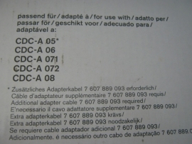 Blaupunkt CDC-FM 08 Blaupunkt interface