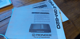 Pioneer GM-620 gebruiksaanwijzing manual betriebsanleitung