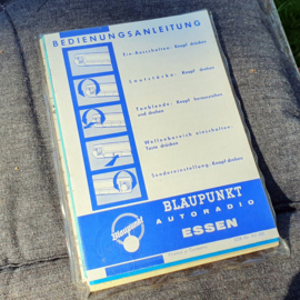 Serviceunterlagen Bedienungsanleitung Autoradio Blaupunkt Essen 1964 unbenutzt