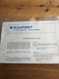 Funkradio 27mc information Blaupunkt  + QSL / CB-STATION