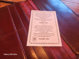 lederen creditcard mapje Blaupunkt