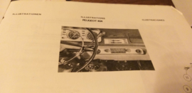 Einbauanleitung Peugeot 404  1967 Blaupunkt autoradio