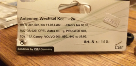 Antennen Wechselkopf 28° o.a BMW 3 en 5 serie tot 11.95