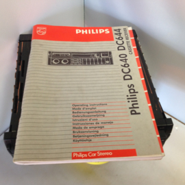 Philips DC 644 radio cassette met gebruiksaanwijzing