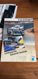 Blaupunkt  1986 poster Porsche race car 962 C