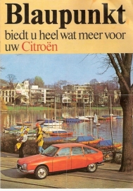 Blaupunkt 1975 Folder Citroën  