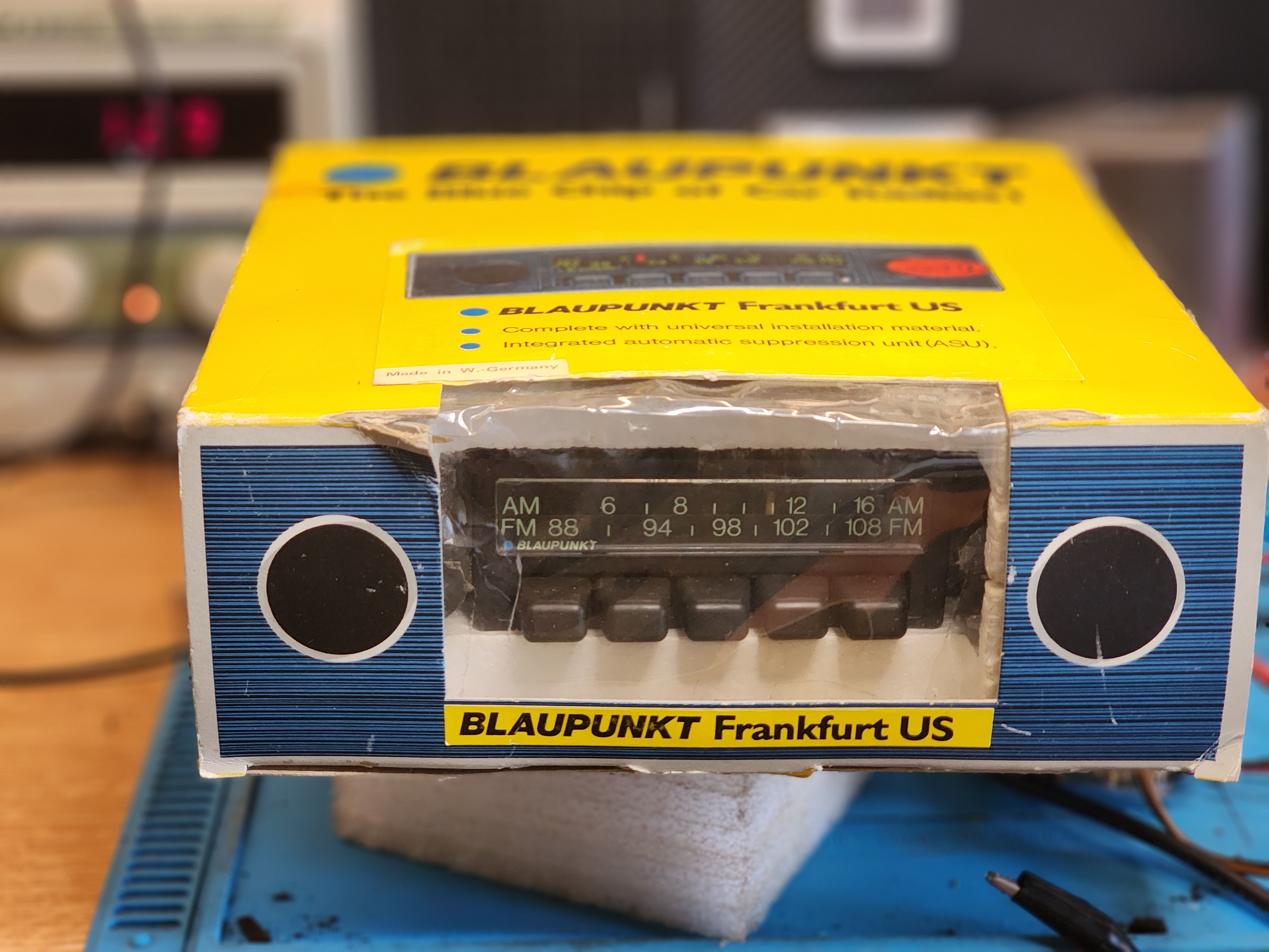 Blaupunkt radio Frankfurt US NOS NEU Porsche autoradio