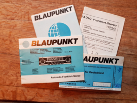 Frankfurt 7631 642 Blaupunkt stereo gebruiksaanwijzing manual betriebsanleitung