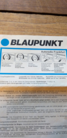 Frankfurt 7631 640 641 Blaupunkt gebruiksaanwijzing manual betriebsanleitung