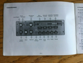 Berlin 8000 super arimat Blaupunkt Oldtimer Radio Anleitung Vintage Car Radio Instruction