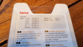 Hama adapter ISO autoradio op Ford Mazda Jaguar stekker