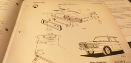 Einbauanleitung BMW 1500 / 1800 / 1800 T.I. 1964 Blaupunkt autoradio Mainz