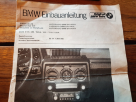 BMW Bavaria  autoradio einbausatz 518 520 i 525