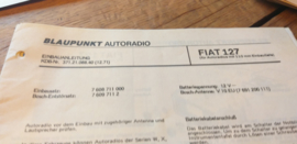 einbauanleitung / installation instructions Fiat 127 12.71