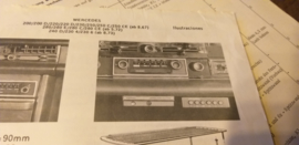 Einbauanleitung Mercedes  Blaupunkt autoradio