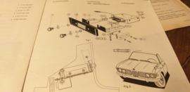 Einbauanleitung BMW 2500 2800 3.0 Bavaria 1972 Blaupunkt autoradio