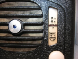 Philips radio Elomar RAW 4 E autoradio Brilkever porsche 356 (verkocht)