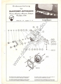 Radio inbouw VW Kever Ovaal `56