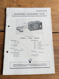 Blaupunkt-Autosuper 7 A 7 8