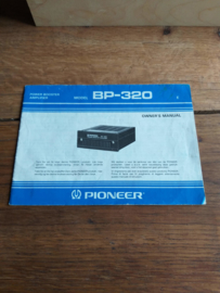 Ω PIONEER ®  BP-320 power booster