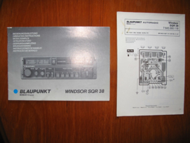 Windsor SQR 38 Blaupunkt Gebruiksaanwijzing & Servicehandleiding