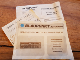 Memphis SQR 04 gebruiksaanwijzing voor Blaupunkt autoradio