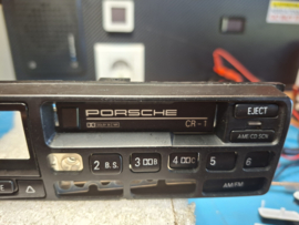 Porsche autoradio CR1 frontje for parts cassette klepje