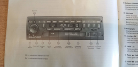 Bamberg QTS super arimat gebruiksaanwijzing Blaupunkt autoradio