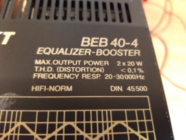 Blaupunkt Equalizer BEB 40-4 "nieuwstaat"