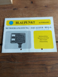 BEQ-S Equalizer gebruiksaanwijzing Blaupunkt 