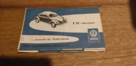 Landkaart met VW dealers Pon automobielhandel Kever
