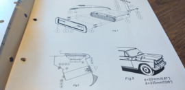 einbauanleitung / installation instructions Fiat 1100 2300 luxus