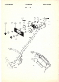 Radio inbouw VW K 70