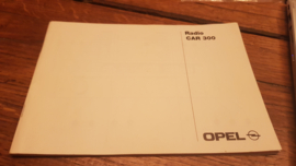 Opel CAR 300  Radio Bedienungsanleitung