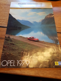 Opel kalender 1979  Mulders autobedrijf Tiel werkstatt mancave