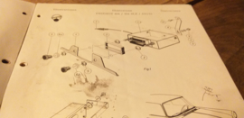 Einbauanleitung Peugeot 404  1964 Blaupunkt autoradio