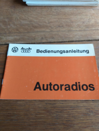 VW / Audi radio`s 1977 gebruiksaanwijzing