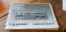 Cambridge SQM 39 gebruiksaanwijzing bedienungsanleitung  manual Blaupunkt