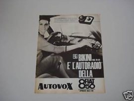 autovox autoradio bikini ( RA 446 OM-OC ) 6 volt