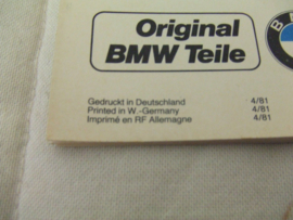 BMW Bavaria CR/VF Service Pass / Bedienungsanleitung manual 4/81.
