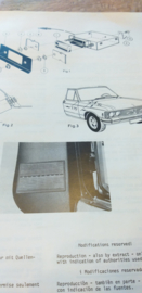 einbauanleitung / installation instructions Fiat 130 1.71