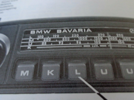 manual gebruiksaanwijzing bedienungsanleitung / Service Pass BMW Bavaria Autoradio 10/74