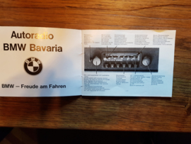 Original manual bedienungsanleitung Service-Pass BMW Autoradio Bavaria Stereo