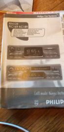 RN 129 169 189 gebruiksaanwijzing manual Philips  autoradio