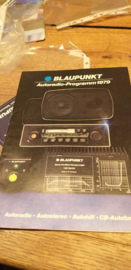 Blaupunkt 1979 Folder autoradio-programm