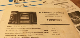 Einbauanleitung Ford  Mustang Cougar 1971 Blaupunkt autoradio