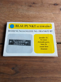Frankfurt 1976 gebruiksaanwijzing Blaupunkt+ schema