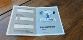 Blaupunkt code kaart radio passport blanco NOS