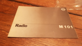 Opel M 101 autoradio gebruiksaanwijzing manual betriebsanleitung