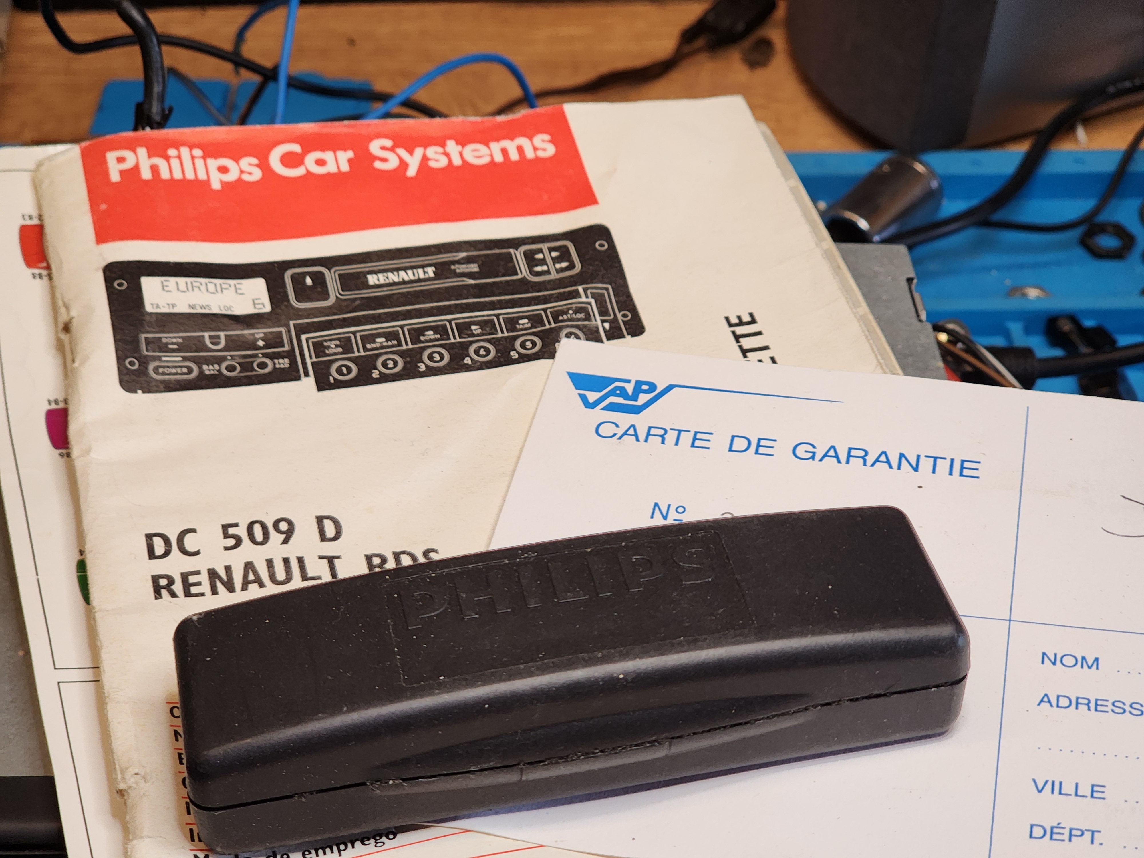 Renault audio 5000 radio Philips DC 509 d